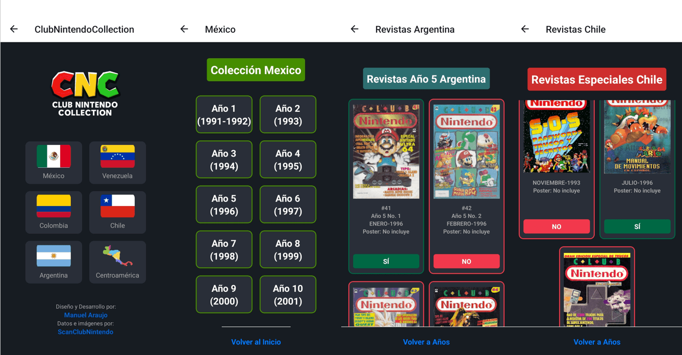 Img ClubNintendoCollection app